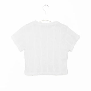 Lace cropped T