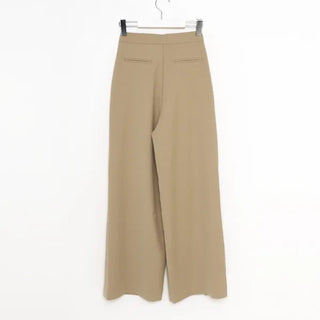 Pintuck wide slacks