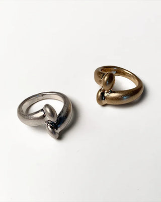 Matte Twist Ring