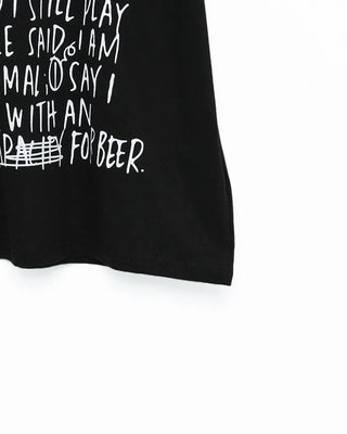 All-lettering short-sleeved T-shirt