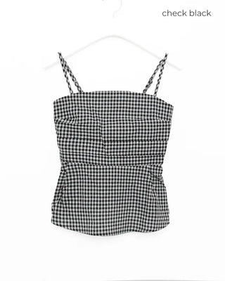 Shirred flared blouse