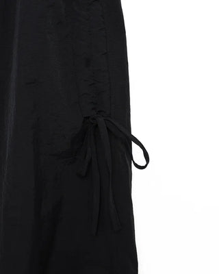 Side Shirring Ribbon Cargo Pants