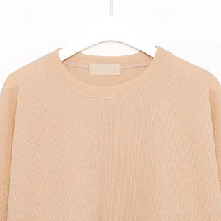 String Cropped Sweatshirt