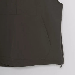 (Unisex) Hooded Anorak Vest