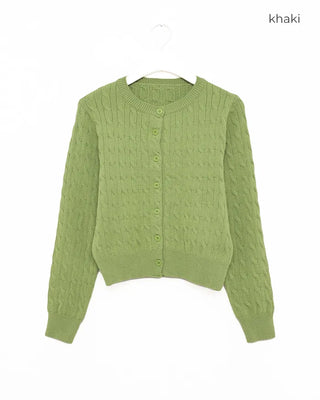 Twisted Round Cardigan