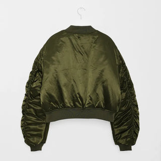 Sleeve Shirring Cropped MA-1
