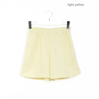 2-line elastic waist shorts