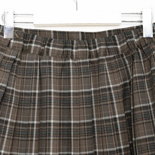 Checkered mini skirt