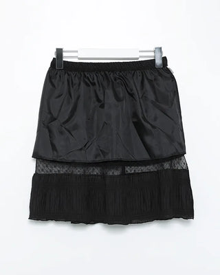 Polka Dot Flower Easy Sheer Skirt
