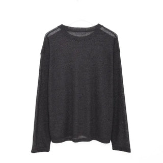 See-through round knit