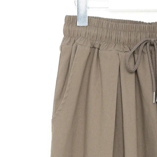 Linen-like pintuck pants
