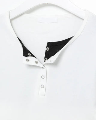 Layered long-sleeve T-shirt