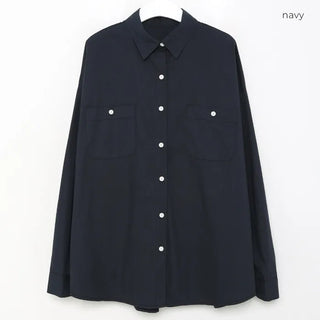 2-Pocket Oversized Shirt
