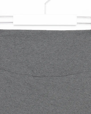 Asymmetrical design ribbed skirt pants