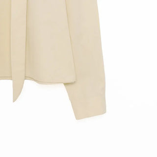 Ribbon tie blouse