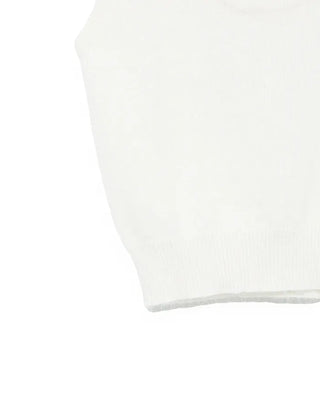 Soft angora knit vest
