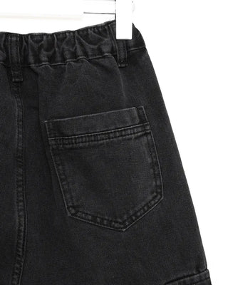 Cargo denim pants
