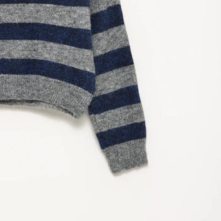 Striped layered knit