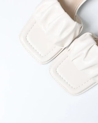Gathered Sandals