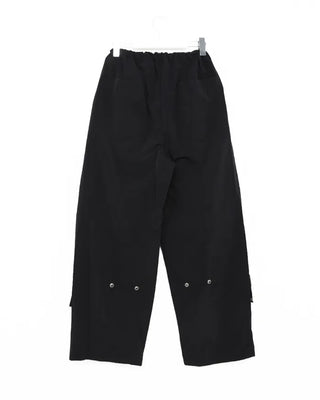 (Unisex) Snap Wide Two-Pleat Pants