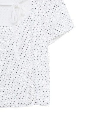Polka Dot Tie Short-Sleeve T-Shirt