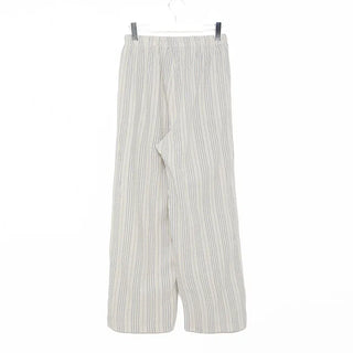 Striped wide-leg pants