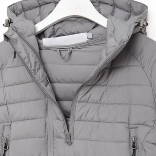 (Unisex) Hooded Padded Down Jacket