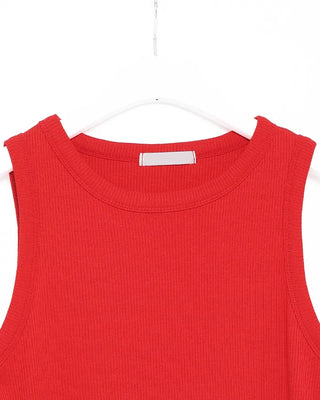 Basic Ribbed Sleeveless
