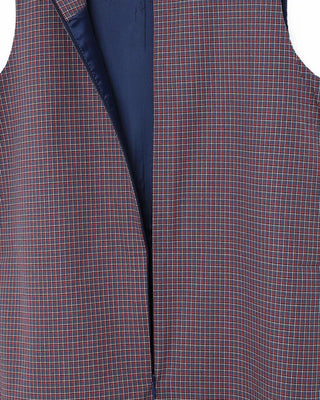 Checked mini sleeveless dress