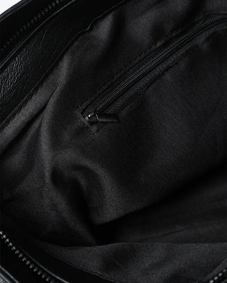 2-Way Studded Square Boston Bag