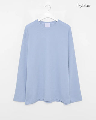 Round Neck Long Sleeve Knit