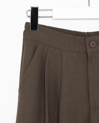 Tucked wide slacks
