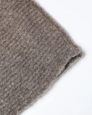 Knitted wrap hooded scarf