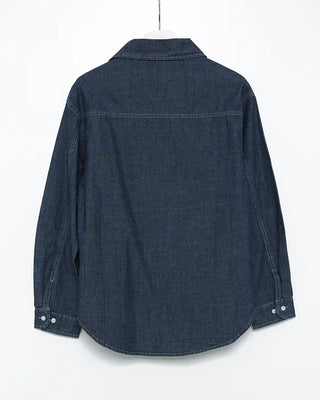Double bust button pocket denim shirt