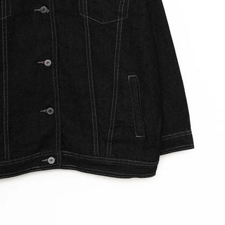 Oversized pocket denim jacket