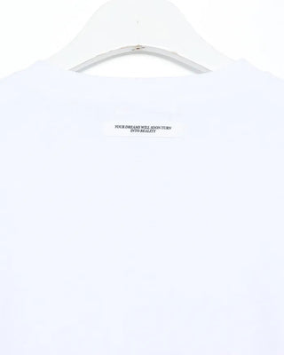 Frilled hem short-sleeve T-shirt