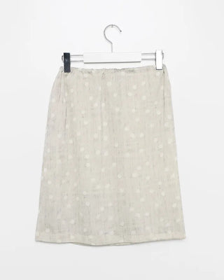 Polka dot midi skirt