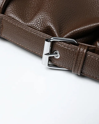 Belt Point Square Shoulder Bag