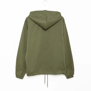(Unisex) Front Button Anorak Parka