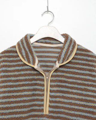Half-zip border fleece