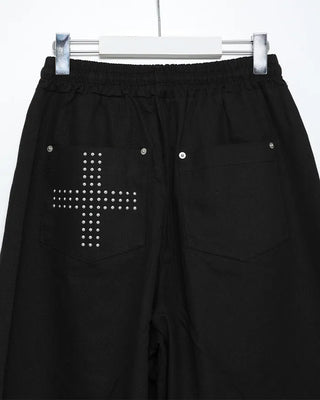 Pocket Cross Point Wide Pants