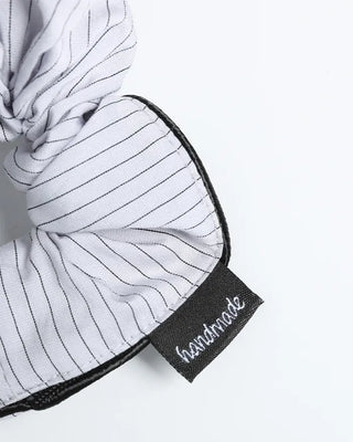 Striped Hair Scrunchie