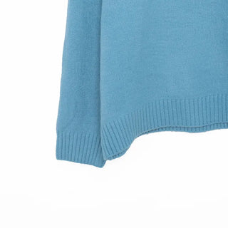 Loose-fit round knit
