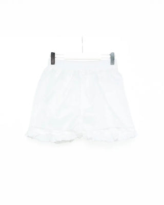 Elastic waist balloon mini skirt