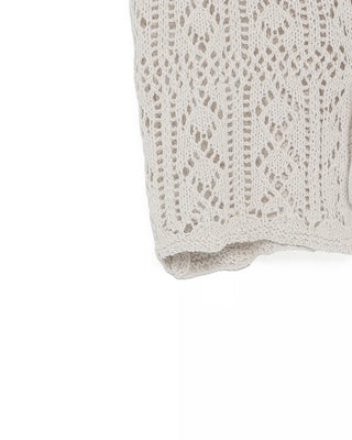 Crochet knit vest