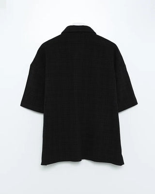Checked cropped shirt