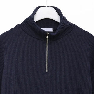 Unisex Basic Half-Zip Knit