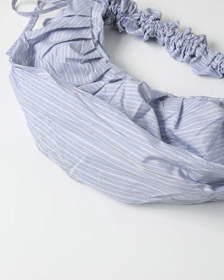 3-way double stripe gathered shoulder bag