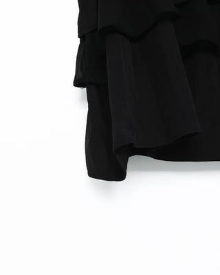 Tiered Sleeveless Banding Pants Set