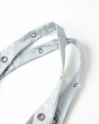 Eyelet Round Nylon Bag